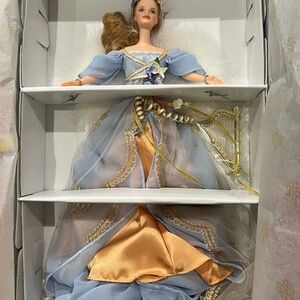 1999 HARPIST ANGEL BARBIE DOLL  Angels of Music Collector Edition  NIB Mattel